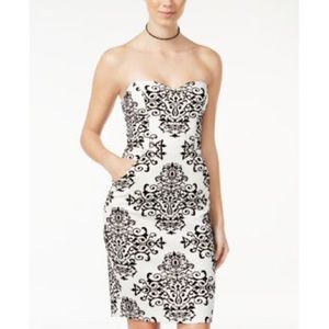 B Darlin strapless dress bodycon dress worn once